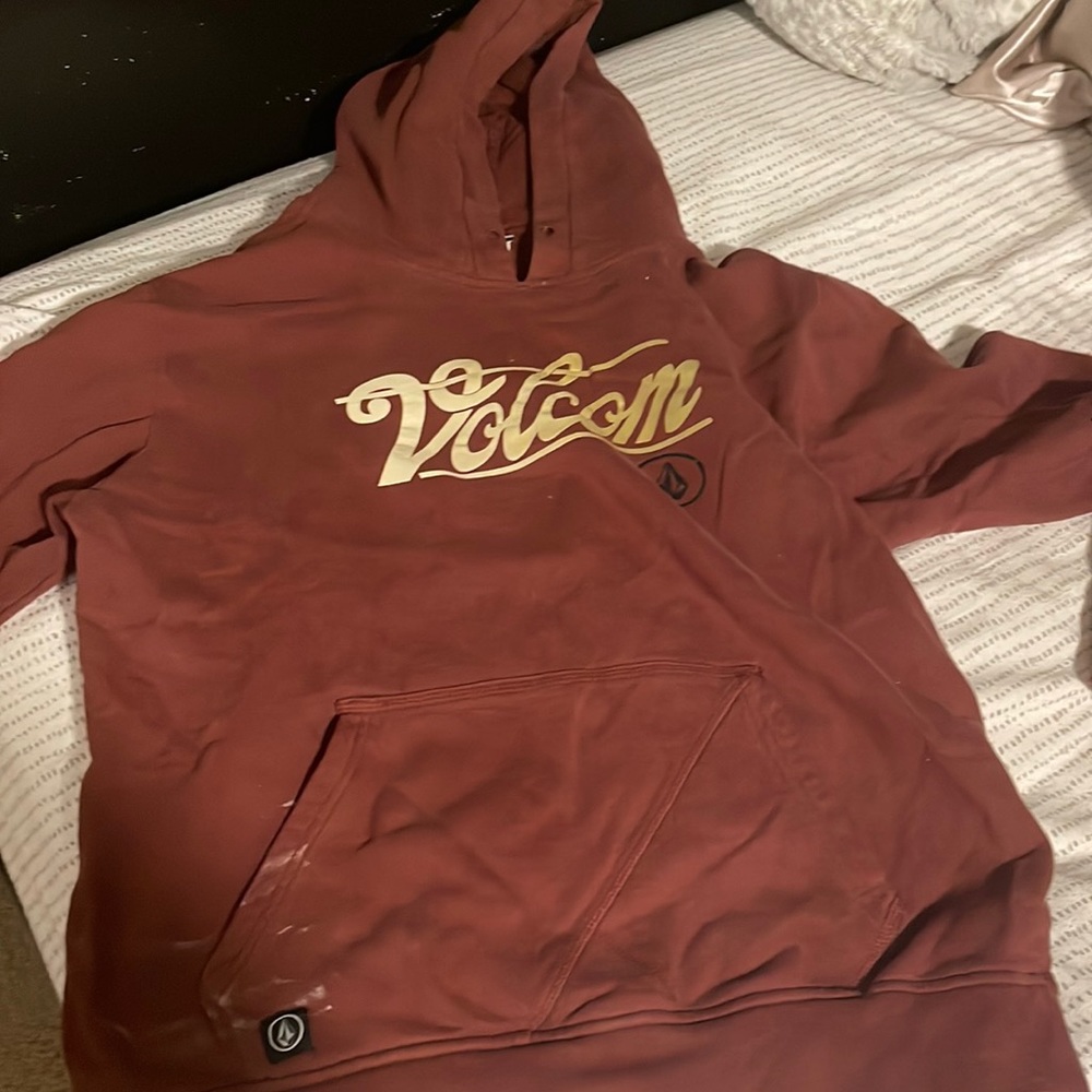 Volcom sweater, size M. very comfy.